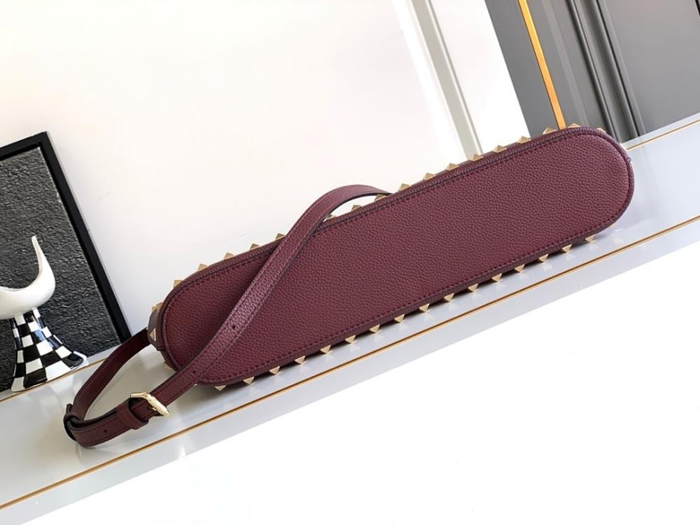 Stylish Studded Calfskin Shoulder Bag – Limited Edition