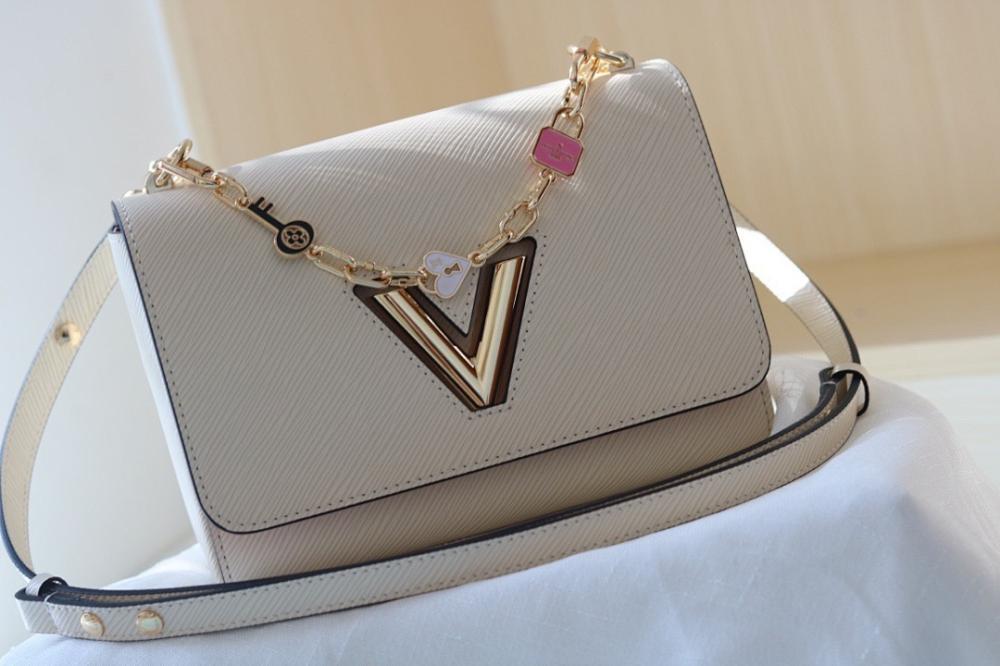 Twist Leather Shoulder Bag