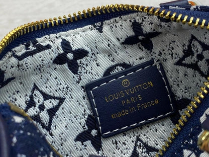 Modern Premium Embroidered Denim Shoulder Bag