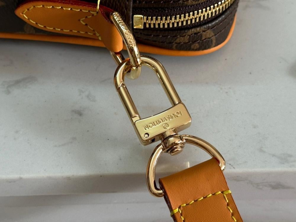 Arco Monogram Leather Shoulder Bag