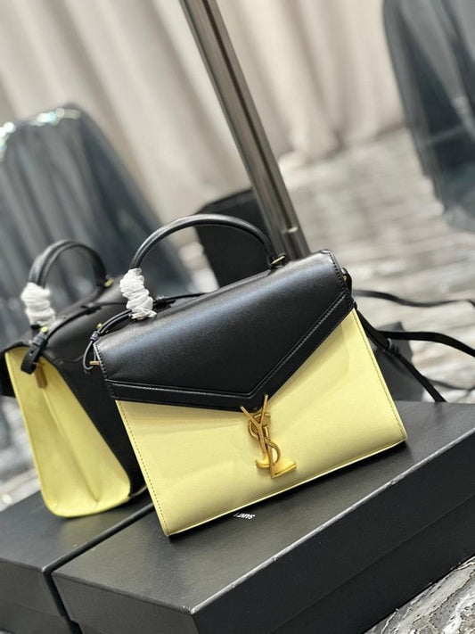 Stylish Refined Brown Leather Shoulder Bag