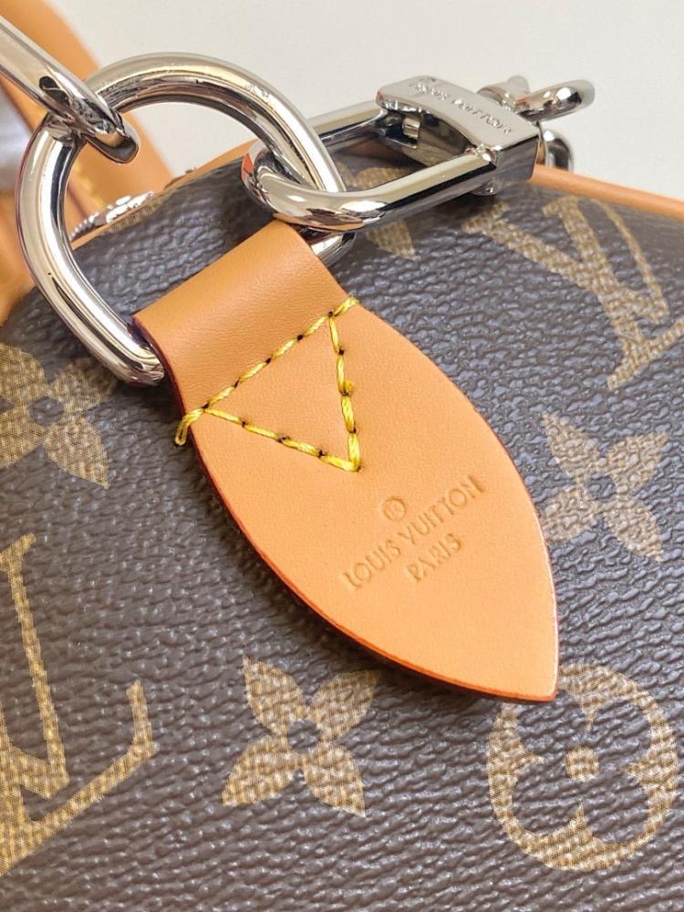 Stylish Refined Monogram Leather Shoulder Bag