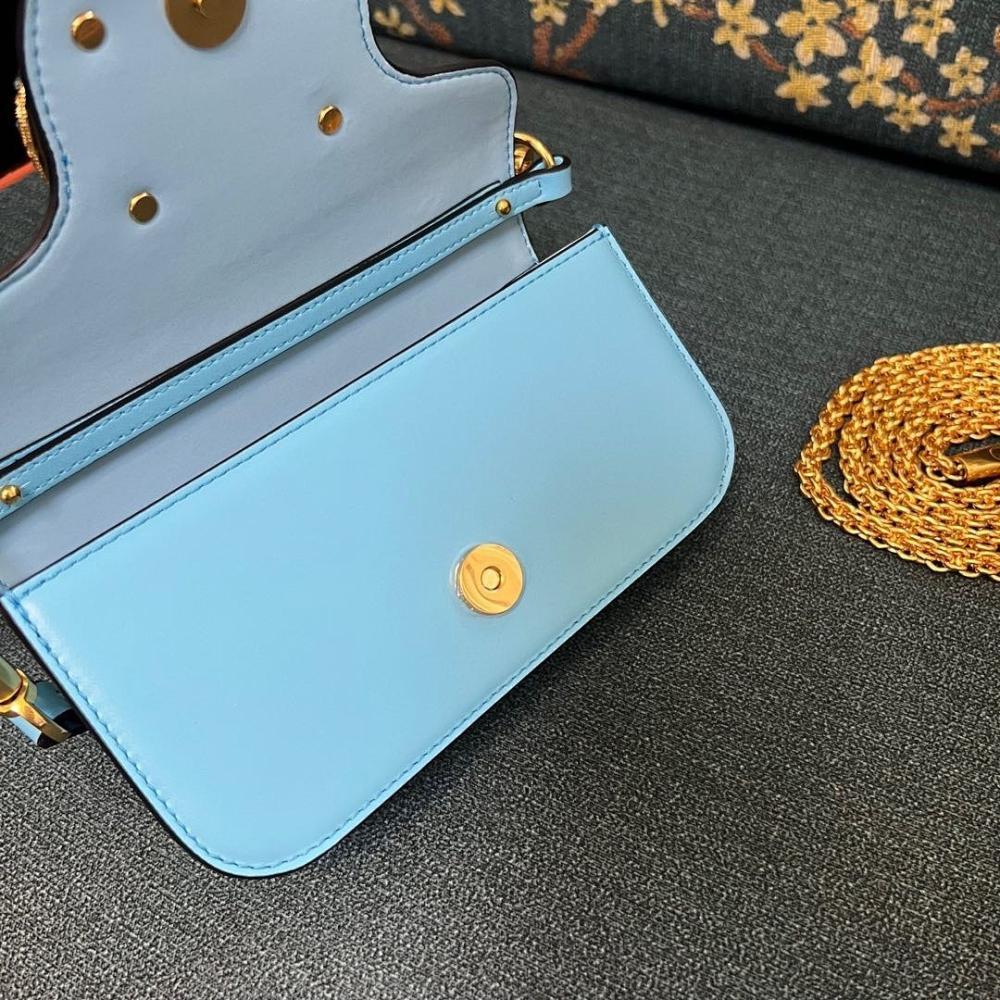 VLogo Signature Crystal-Embellished Calfskin Shoulder Bag