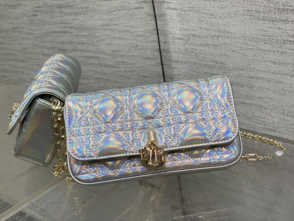 Silver Top Handle Bag
