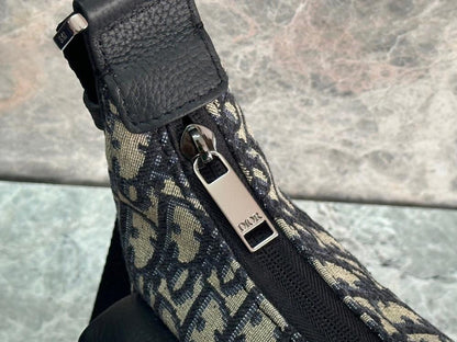 Stylish Refined Black Printed Calfskin Shoulder Bag