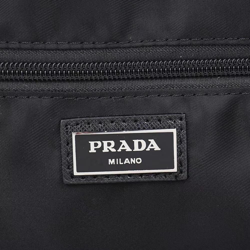 Modern Refined Nylon Top Handle Bag