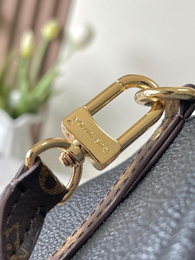 Modern Elegant Monogram Calfskin Top Handle Bag