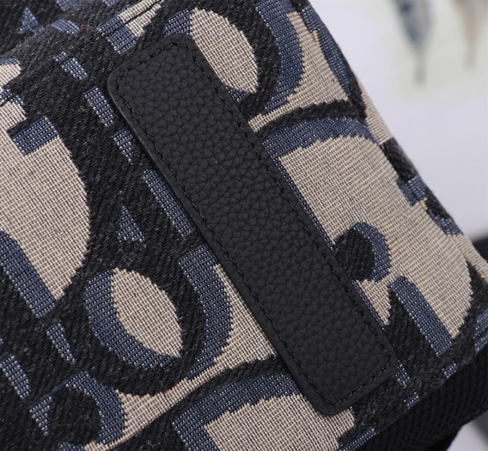 Modern Premium Black Quilted Leather Backpack