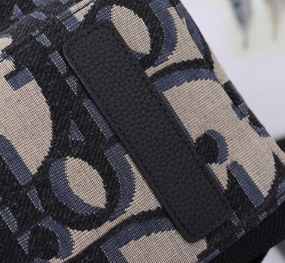 Modern Premium Black Quilted Leather Backpack
