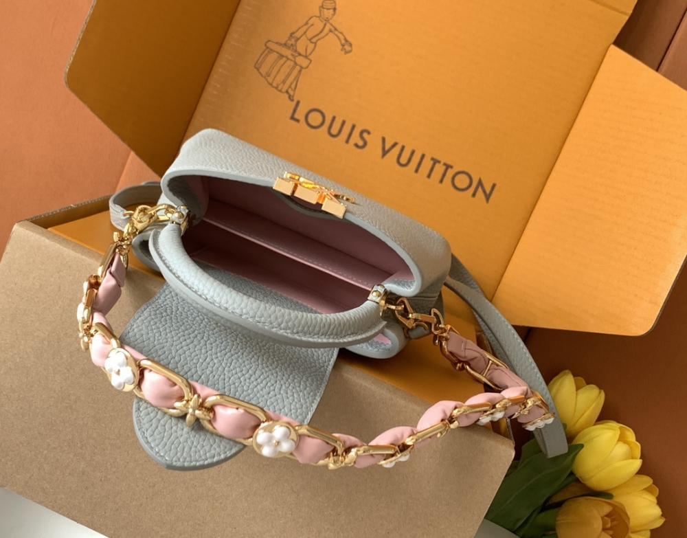 Gold Top Handle Bag