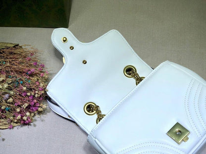 Stylish Premium White Leather Bag
