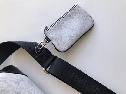 Classic Grey Canvas Shoulder Bag – Special Edition