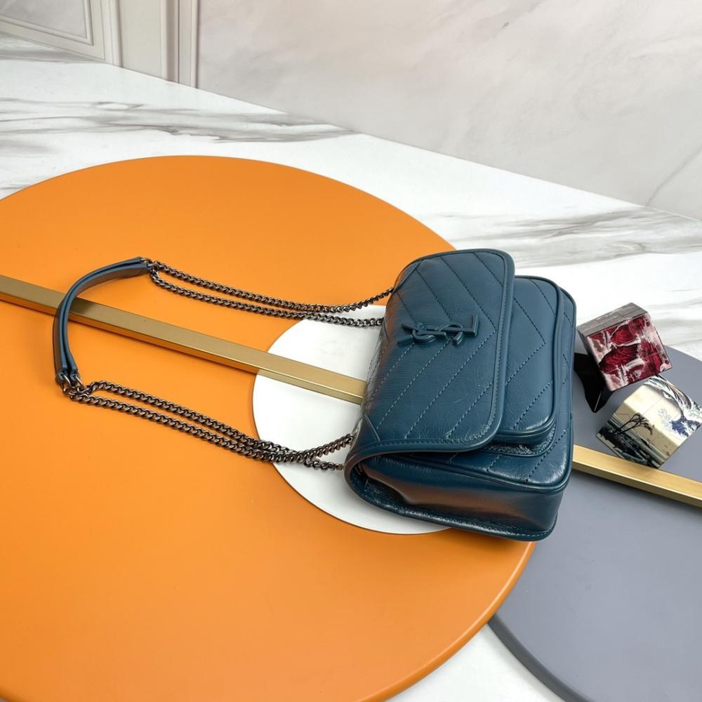 Silver Leather Shoulder Bag