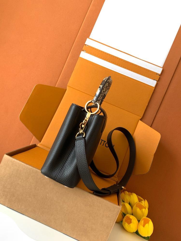 Calfskin Top Handle Bag