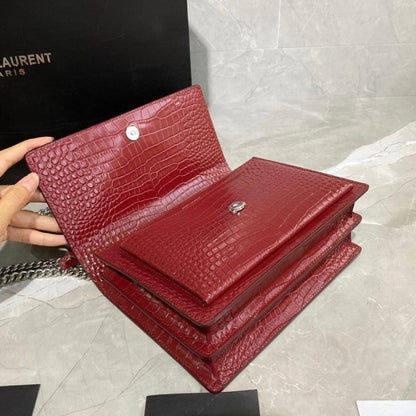 Luxury Refined Leather Top Handle Bag