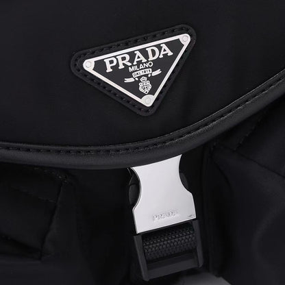 Elegant Refined Nylon Shoulder Bag
