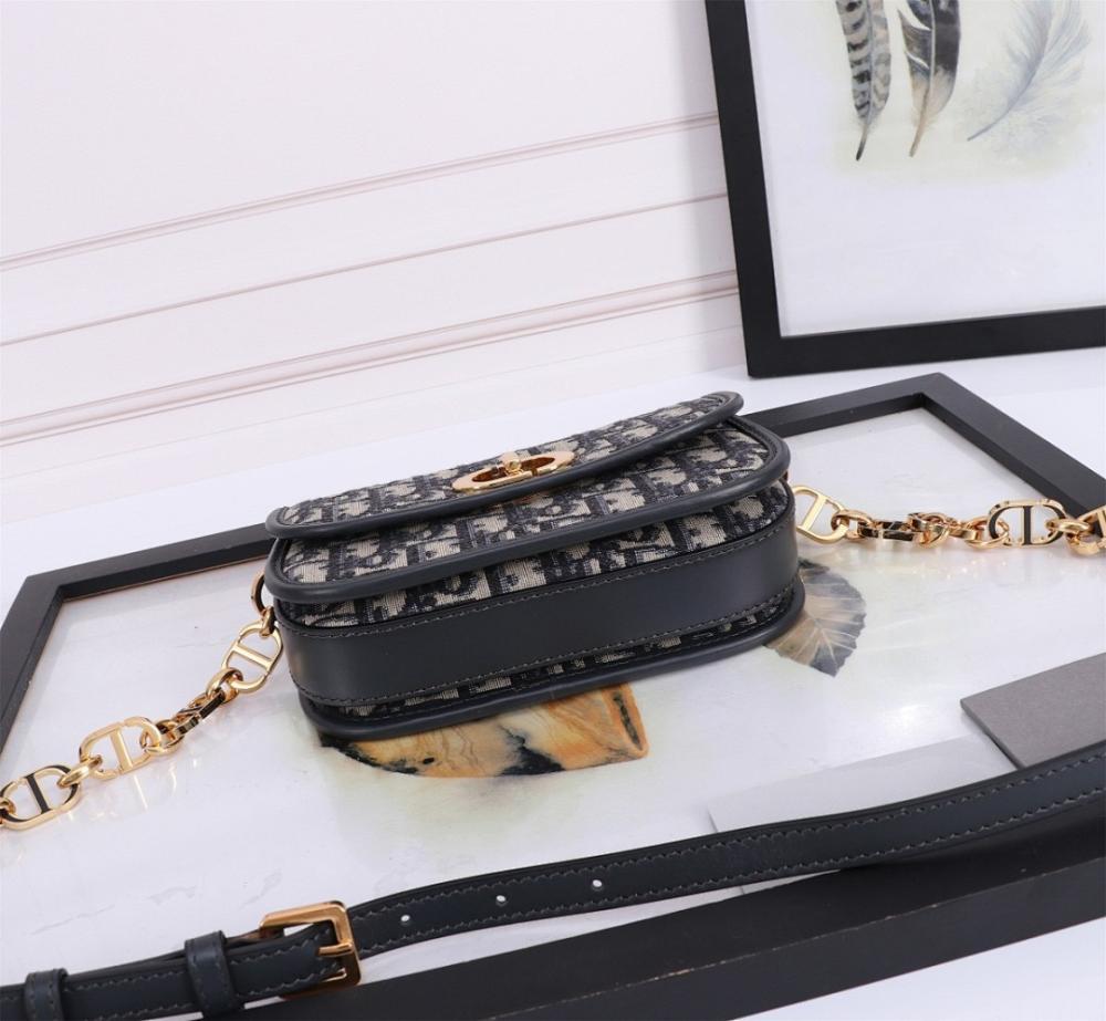 Classic Premium Gold Printed Leather Shoulder Bag