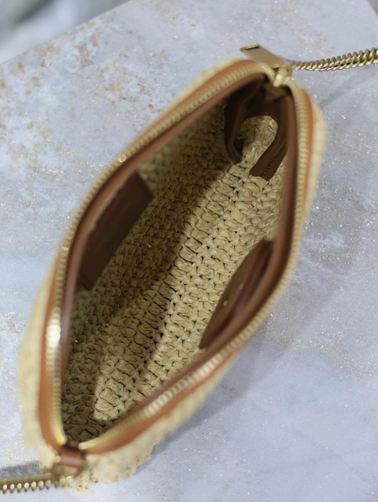 Modern Elegant Woven Leather Top Handle Bag