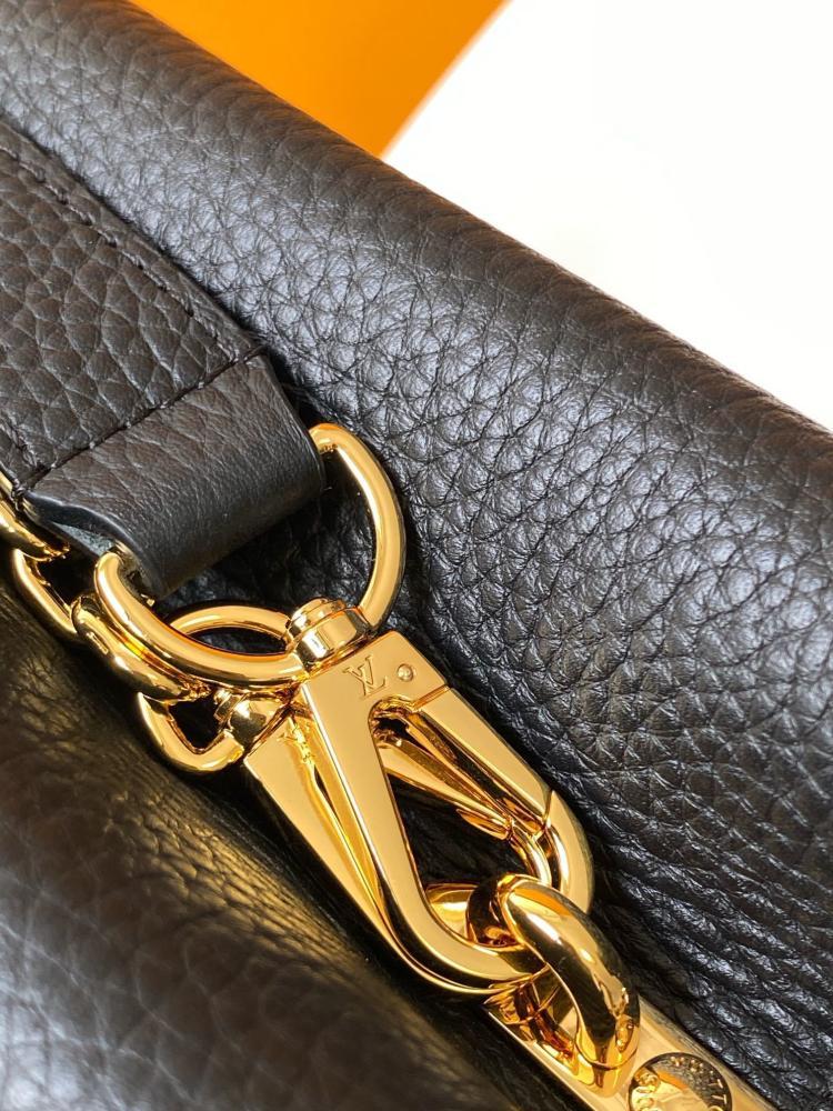 Monogram Leather Top Handle Bag