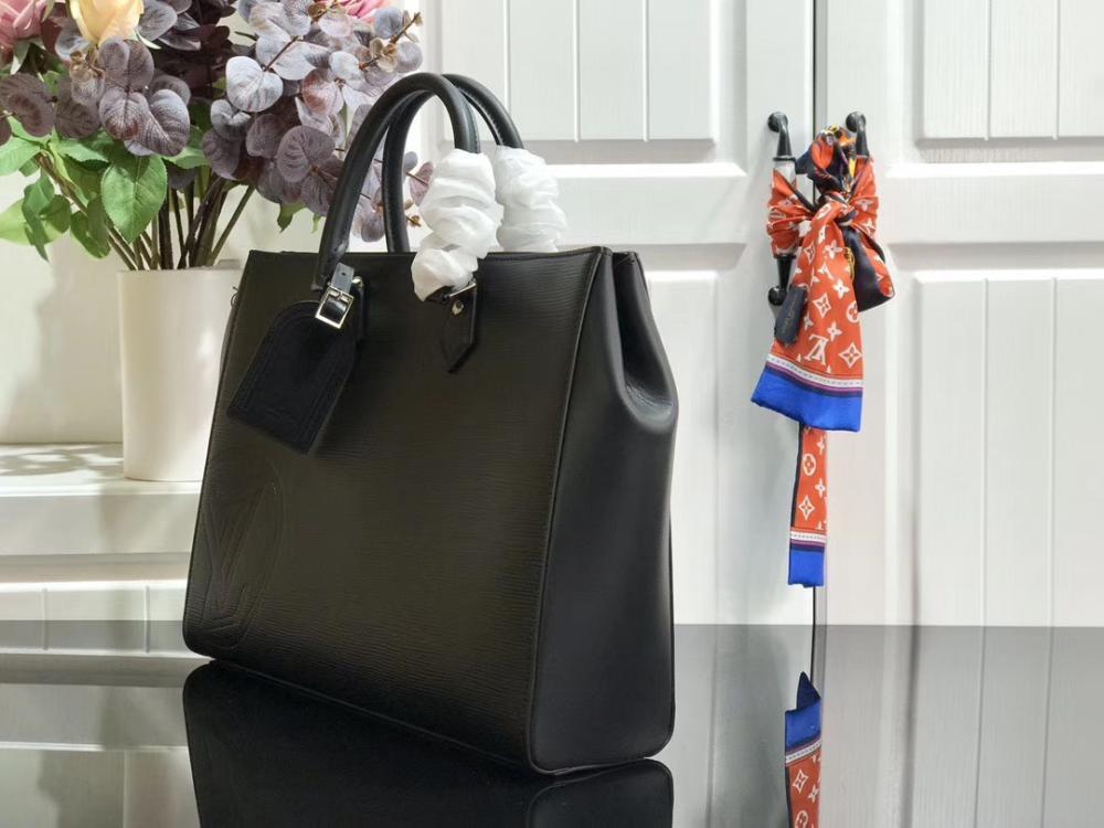 Leather Top Handle Bag