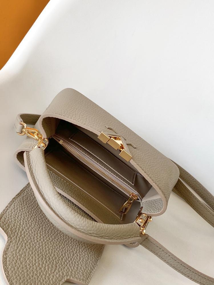 Leather Top Handle Bag