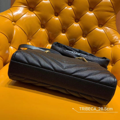 Leather Top Handle Bag