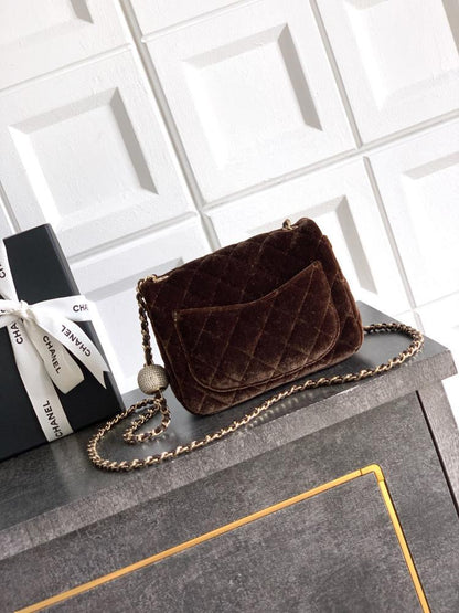 Crystal-Embellished Top Handle Bag