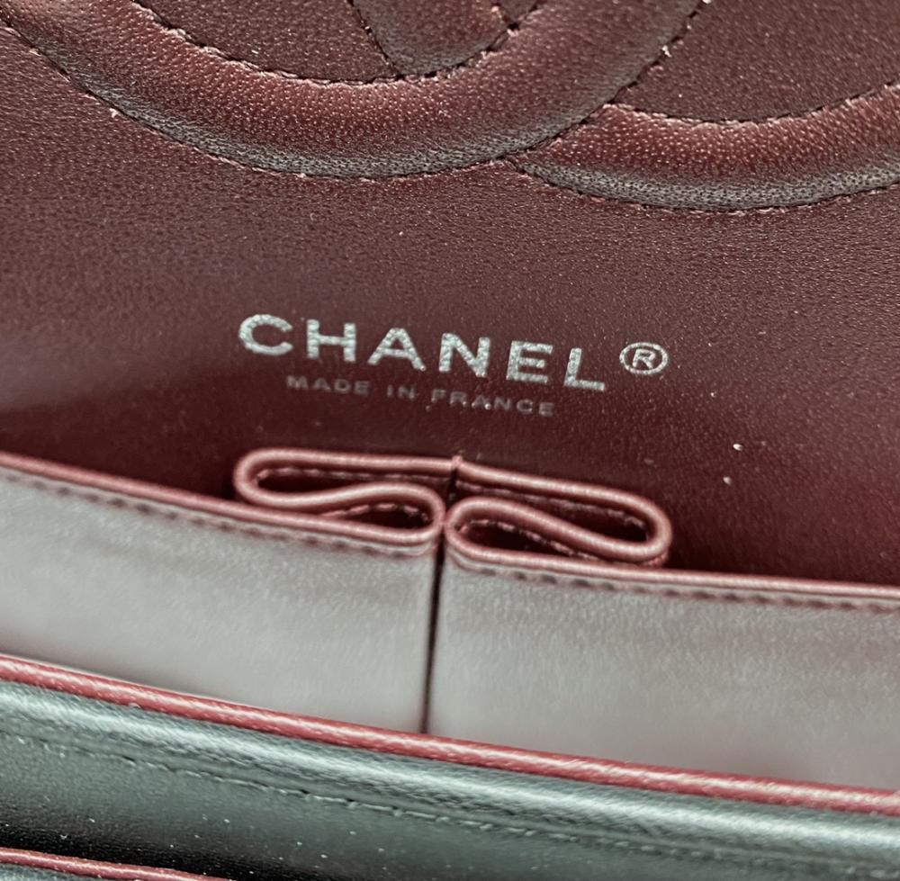 Gold Lambskin Top Handle Bag