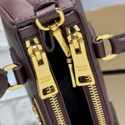 Gold Leather Shoulder Bag