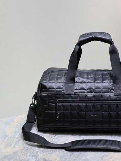 Luxury Elegant Quilted Nylon Travel Bag
