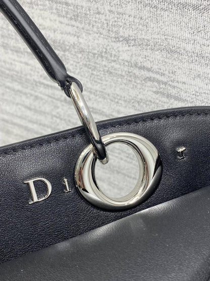 Silver Top Handle Bag