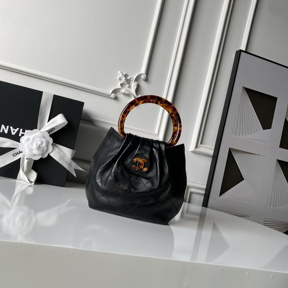 Leather Bucket Bag