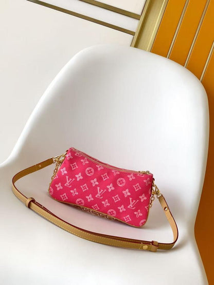 Gold Top Handle Bag