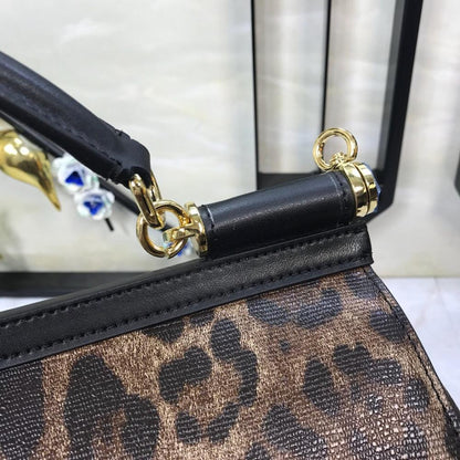 Birkin Printed Leather Crossbody Bag