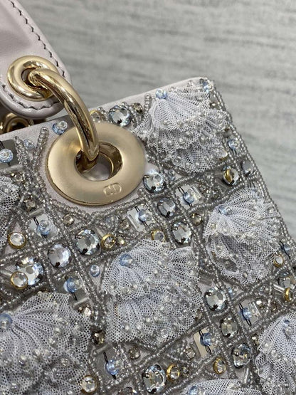 Embroidered Shoulder Bag