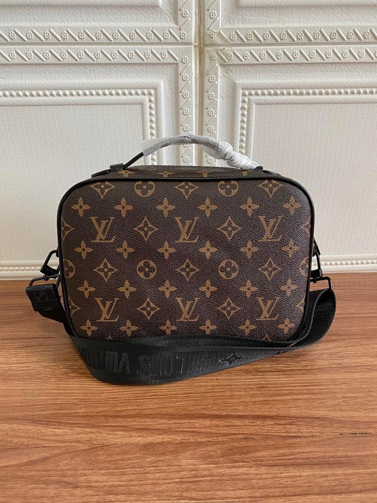 Stylish Refined Black Canvas Travel Bag