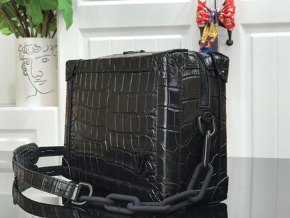 Leather Top Handle Bag