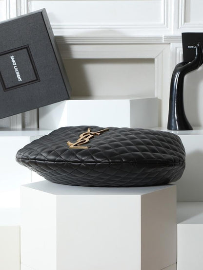 Stylish Refined Leather Top Handle Bag