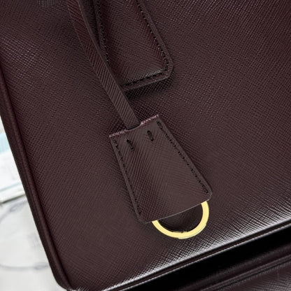 Classic Leather Top Handle Bag