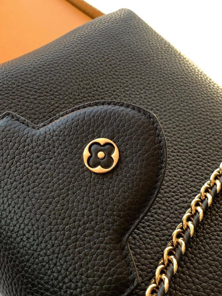 Capucines Leather Top Handle Bag