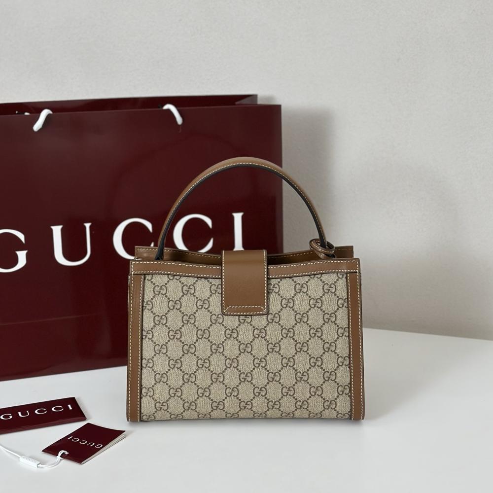Luxury Leather Top Handle Bag