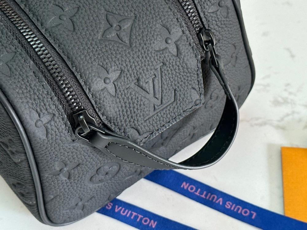 Elegant Monogram Leather Travel Bag – Limited Edition