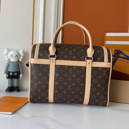 Modern Monogram Leather Crossbody Bag – Limited Edition