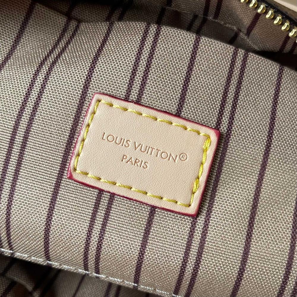 Stylish Monogram Leather Top Handle Bag – Limited Edition