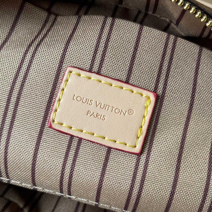 Stylish Monogram Leather Top Handle Bag – Limited Edition