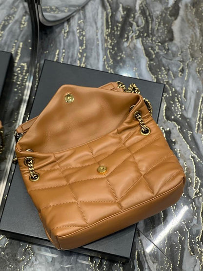 Stylish Quilted Lambskin Shoulder Bag – Limited Edition