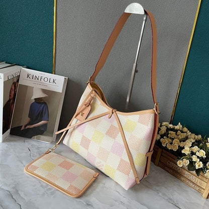 Elegant Refined Leather Top Handle Bag