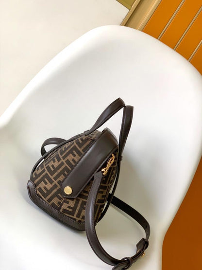 Leather Top Handle Bag