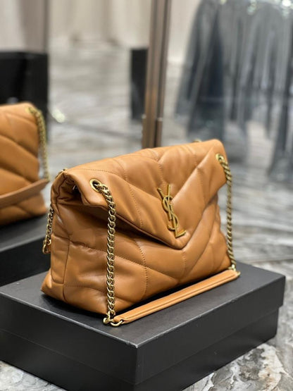 Modern Quilted Lambskin Top Handle Bag