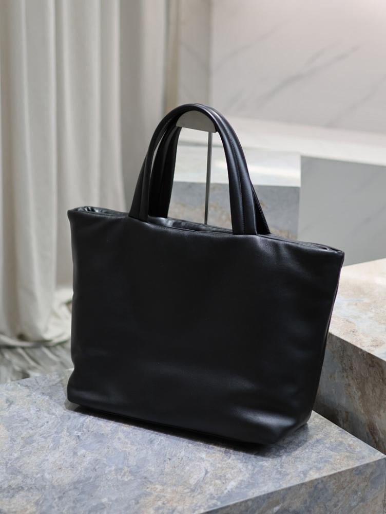 Modern Refined Leather Top Handle Bag